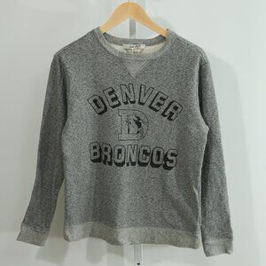 Junk Food Clothing NFL Denver Broncos Gray Pullover Sweatshirt Women’s Small